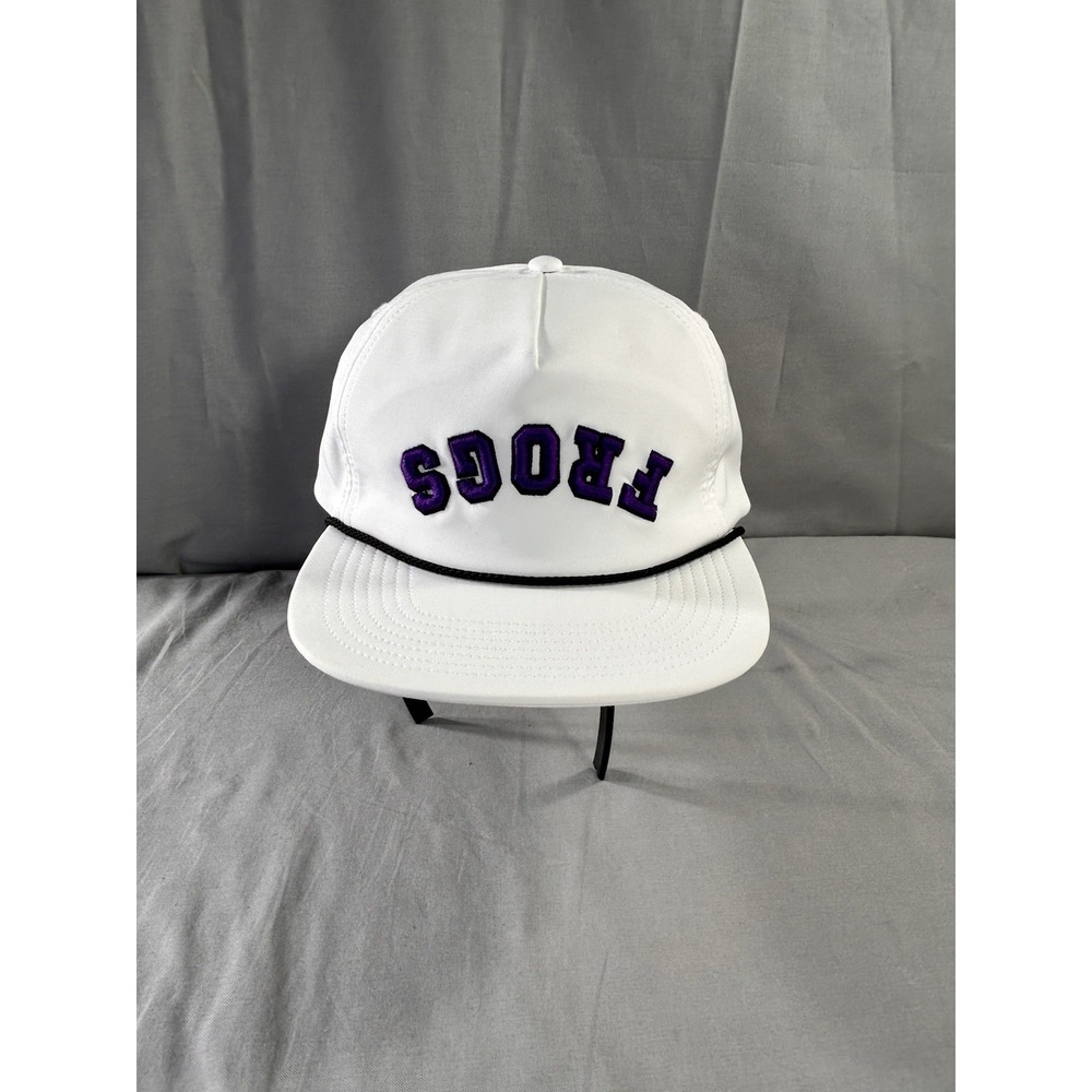 Port Authority TCU Horned Frogs Upside Down FROGS snapback rope cap College
